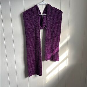Kate Spade Saturday Purple Knit Scarf